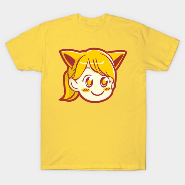 kawaii cat girl T-Shirt by keenkei